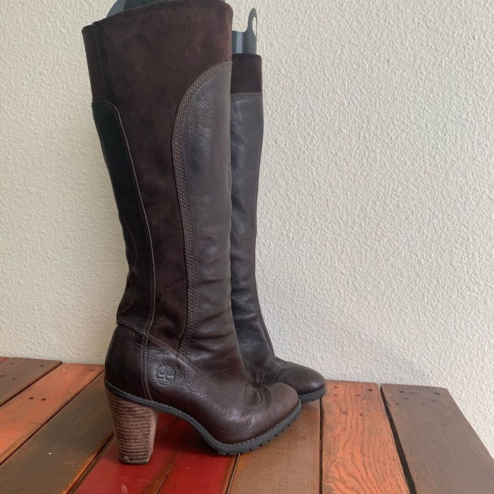 Timberland Leather Heeled Boots